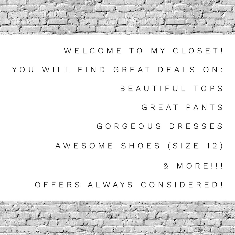 Welcome to my closet!! ✨👗👠👚👖⭐️